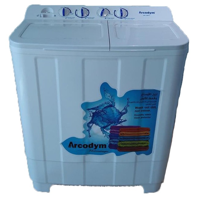 Arcodym Machine à Laver 5 Kg (1 Bac) Semi-auto Rinçage et Essorage Blanc /  Rose - AW-5500ST